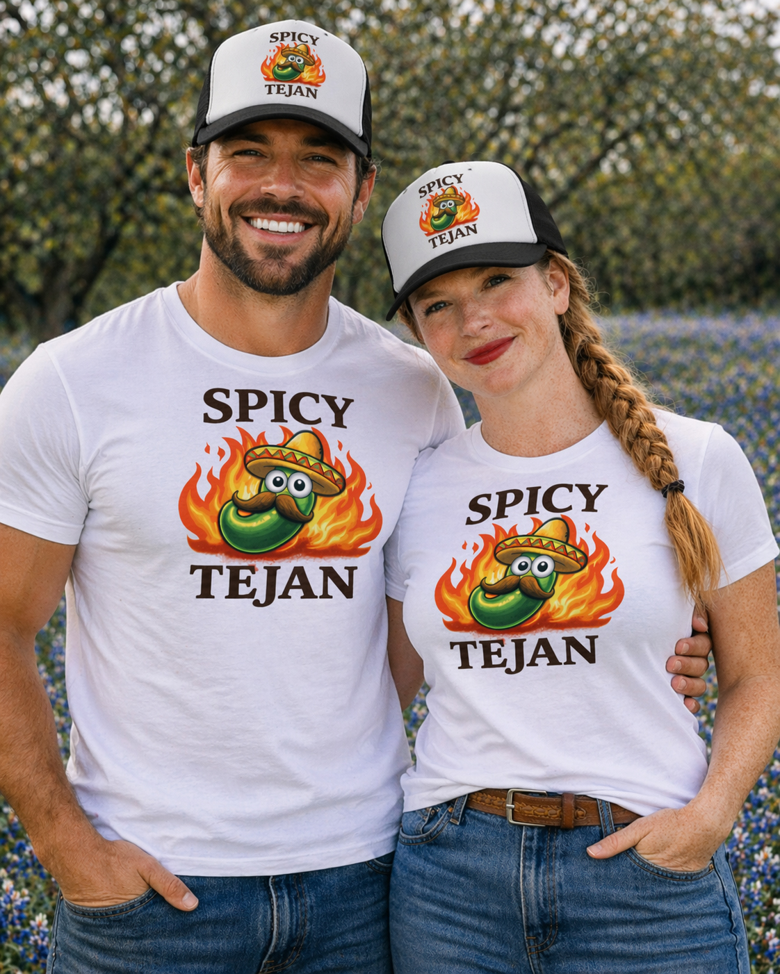 Spicy Tejan Unisex shirt - with matching Hat, blanket, coffee Mug